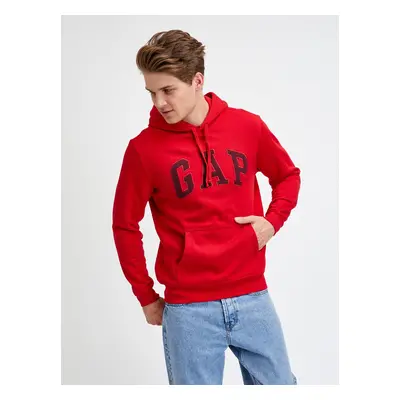 Red Men's Hoodie GAP Hoodie Logo