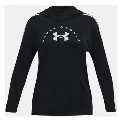 Under Armour Sweatshirt Tech Graphic LS Hoodie-BLK - Girls