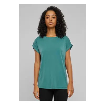 Women's Modal Extended Shoulder Tee T-Shirt - Blue