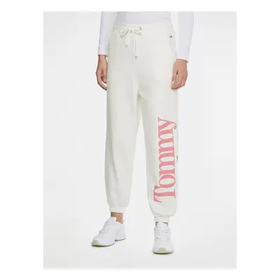 Creamy Women's Sweatpants Tommy Jeans - Women