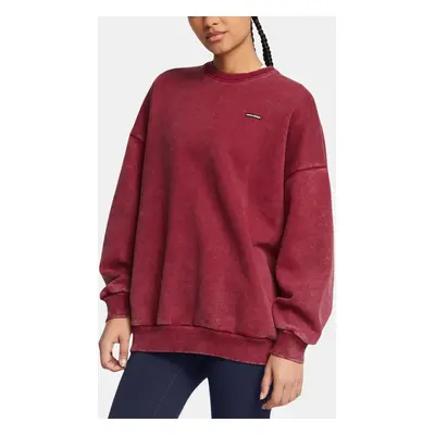 Women's sweatshirt Under Armour UA Icon HWT Flc OS Crew-RED - Women's