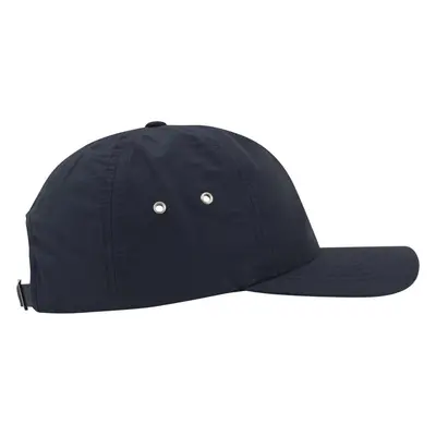 Low-profile water-repellent navy beanie