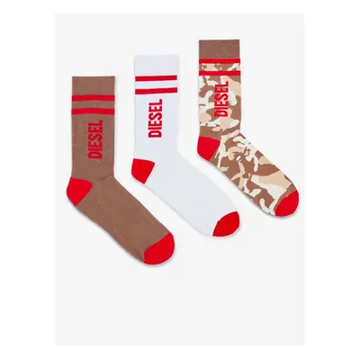 Diesel Socks - SKM-RAY-THREEPACK SOCKS multicolor