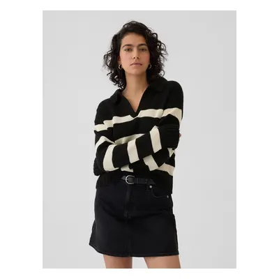 GAP Striped Polo Sweater - Women's