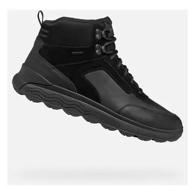 Black men's ankle boots Geox Spherica 4X4 ABX - Men's