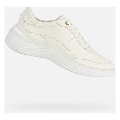 White women's sneakers Geox Fluctis - Women's