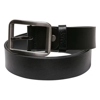 Base strap with thorn buckle made of synthetic leather black