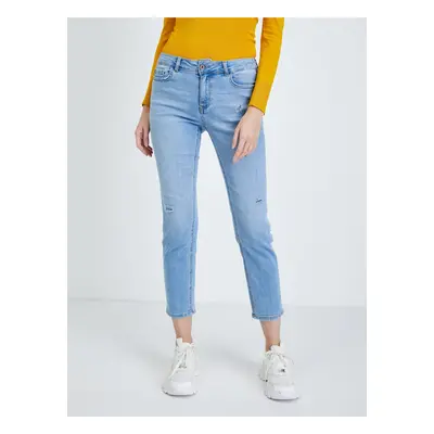 Light Blue Straight Fit Jeans ORSAY - Women