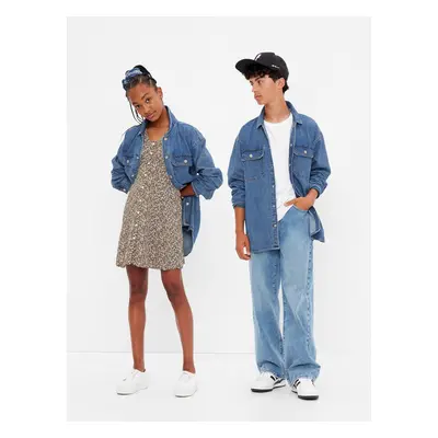 GAP Teen Denim Oversized Shirt - Boys