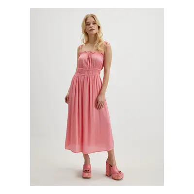 Women's pink maxi dress VERO MODA Helyn - Women