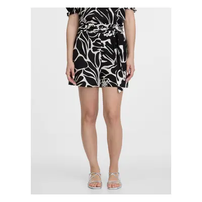 Orsay Black Women's Patterned Shorts - Women's