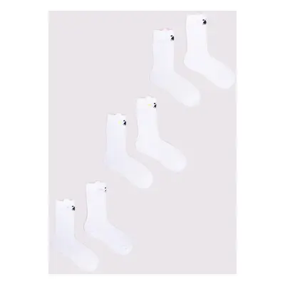 Yoclub Kids's 3Pack Girl's Knee-High Socks SKA-0097G-AA0B