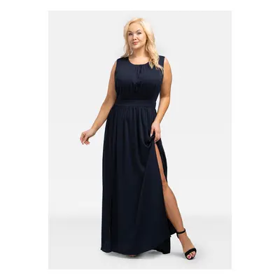 Karko Woman's Dress SC171 Navy Blue