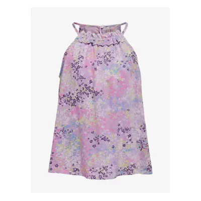 Light purple girly floral top ONLY Anna - Girls