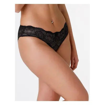 WONDERBRA GLAMOUR SHORTY - Ladies lace panties - black