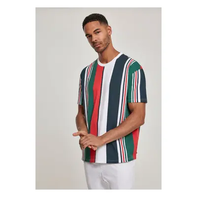 Heavy Oversized Big AOP Stripe Tee wht/nvy