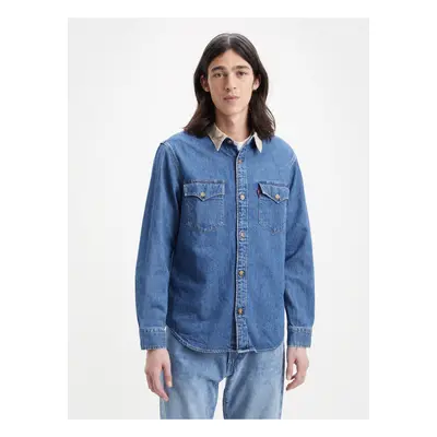 Levi&#39;s Blue Mens Denim Shirt Levi&#39;s® Western - Men