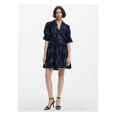 Women's patterned shirt dress Desigual Louisville - Women