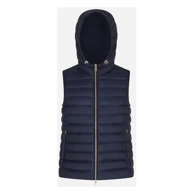 Dark blue women's down vest Geox Jaysen - Women's