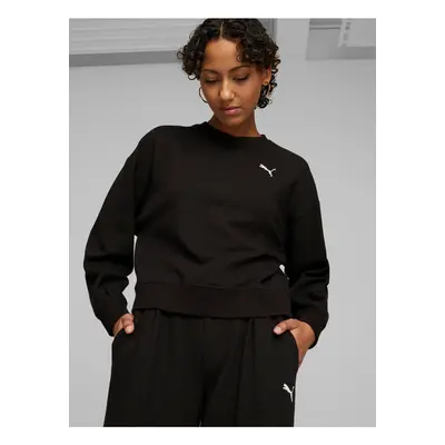 Black Women's Sweatshirt Puma Her Crew - Women