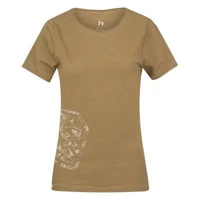 Women's cotton T-shirt Hannah ZOEY II dull gold