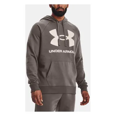 Under Armour Sweatshirt UA Rival Fleece Big Logo HD-BRN - Mens