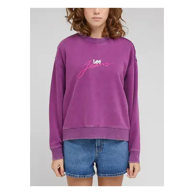 Purple Womens Sweatshirt Lee - Women