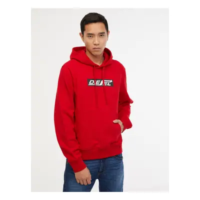 Men's Red Diesel S-Ginn Hoodie - Men's