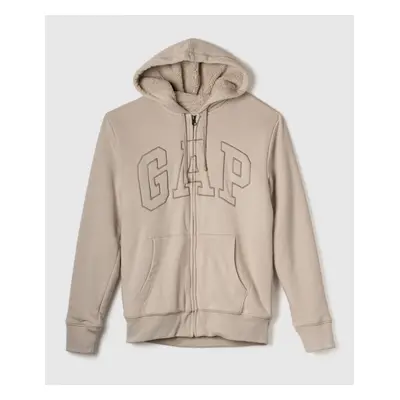 GAP Sweatshirt with sherpa logo - Men