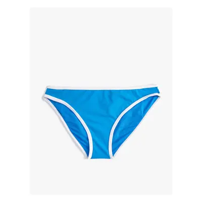 Koton Basic Bikini Bottoms with Pile Detail, Normal Waist.