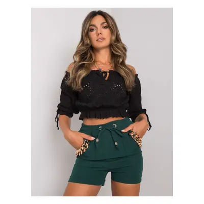 Shorts-DHJ-SN-13260.38P-dark green