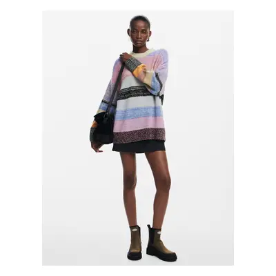 Women's striped sweater Desigual Moncton - Women