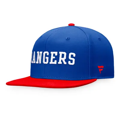 Men's Fanatics Iconic Color Blocked Snapback New York Rangers Cap