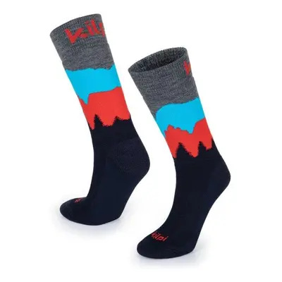 Unisex merino wool socks Kilpi NORS-U dark blue