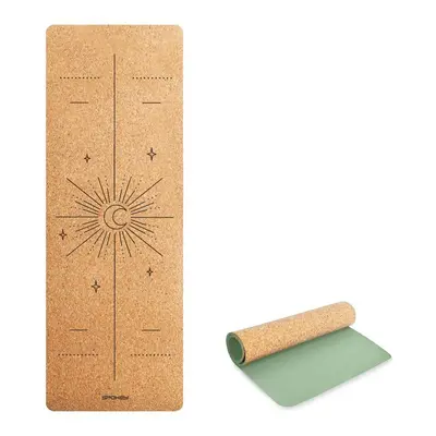 Spokey SAVASANA LUNA Cork yoga mat, x x 0,4 cm