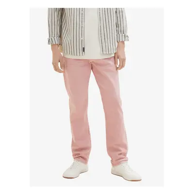 Light Pink Mens Straight Fit Jeans Tom Tailor - Men