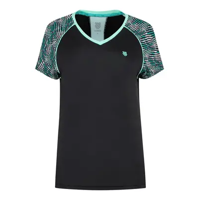 Women's T-Shirt K-Swiss Hypercourt Express Tee Limo Black