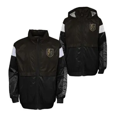 Children's Jacket Outerstuff GOAL LINE STANCE FZ WINDBREAKE VEGAS GOLDEN KNIGHTS