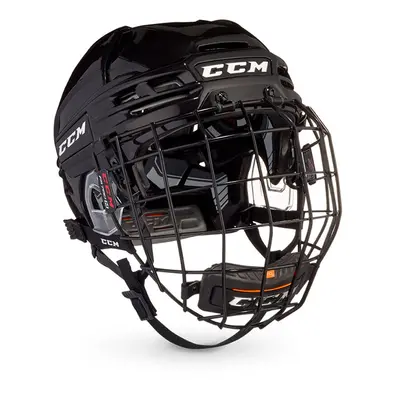 CCM Tacks Combo Senior Ice Hockey Helmet, Black