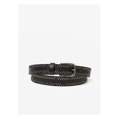 Black Men's Leather Strap Diesel - Men's