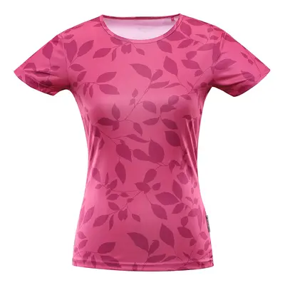 Women's T-shirt ALPINE PRO QUATRA fuchsia red variant pb