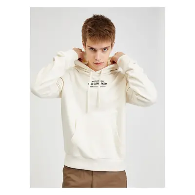 Cream Mens Hoodie Diesel - Men