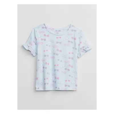 GAP Kids T-shirt with ruffles - Girls