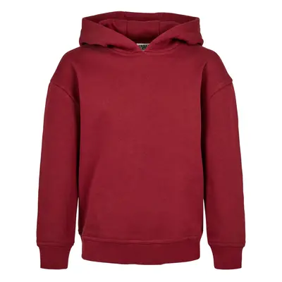 Girls' Organic Hoodie Burgundy