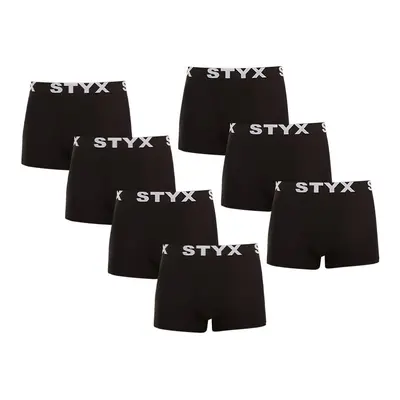 7PACK men's boxers Styx sports rubber black