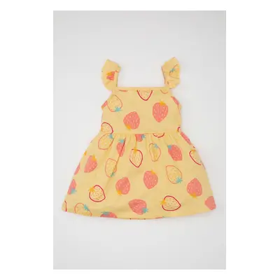 DEFACTO Baby Girl Patterned Sleeveless Dress