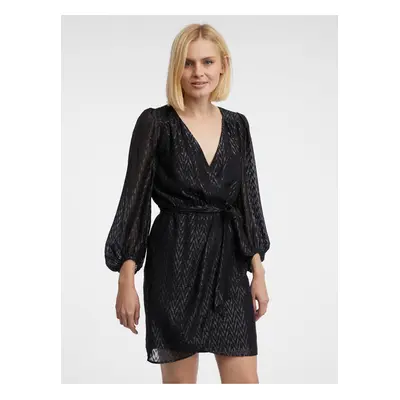 Orsay Black Ladies Patterned Dress - Women