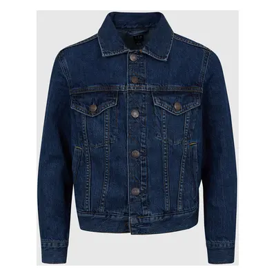 Dark blue boys' denim jacket GAP