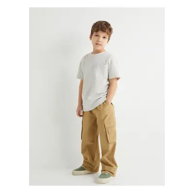 Koton Cargo Pants Wide Leg Tie Waist Cotton