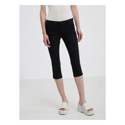 Black Womens Capri Trousers CAMAIEU - Ladies